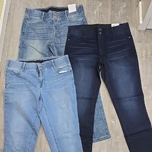 Apt. 9 Blue Skinny Jeans Classic Denim